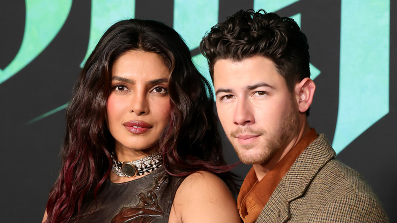 Nick Jonas and Priyanka Chopra on the red carpet