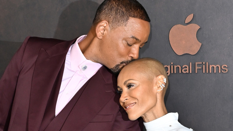 Will Smith and Jada Pinkett Smith at a film premiere