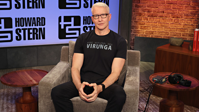 Anderson Cooper sitting