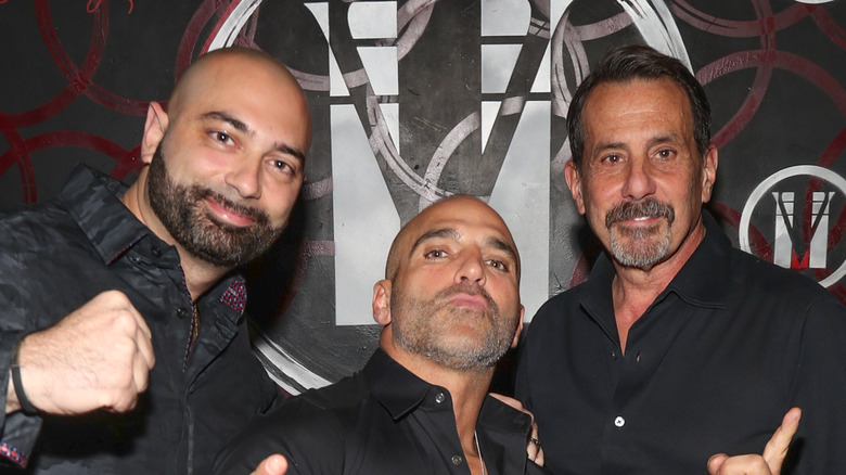 John Fuda, Joe Gorga, Joe Benigno posing