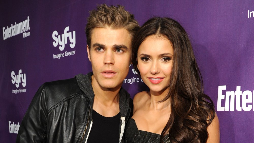 Paul Wesley and Nina Dobrev