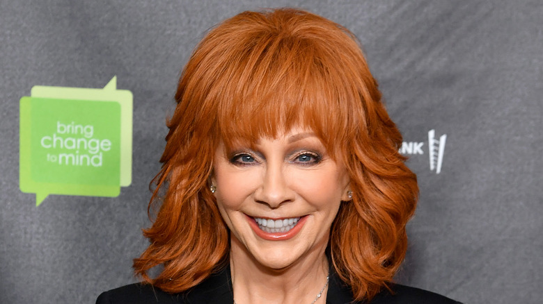 Reba McEntire smiling