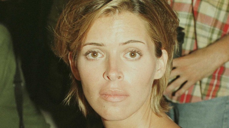 Kelly Fisher looking sad