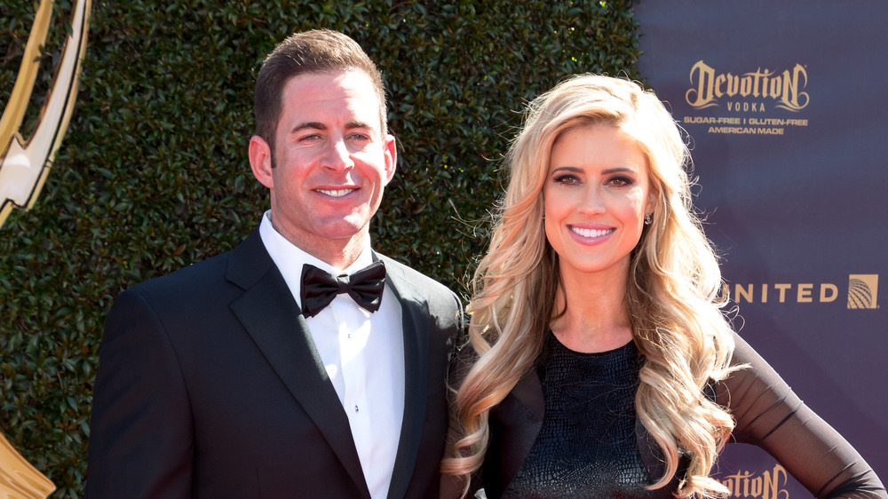 Tarek El Moussa and Christina Anstead on the red carpet