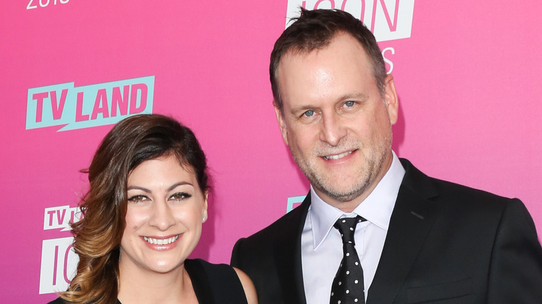 Dave Coulier and wife Melissa Bring smiling