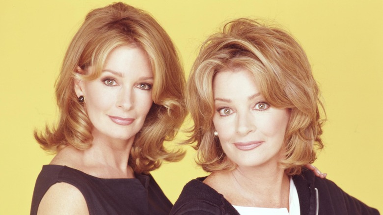 Deidre and Andrea Hall posing
