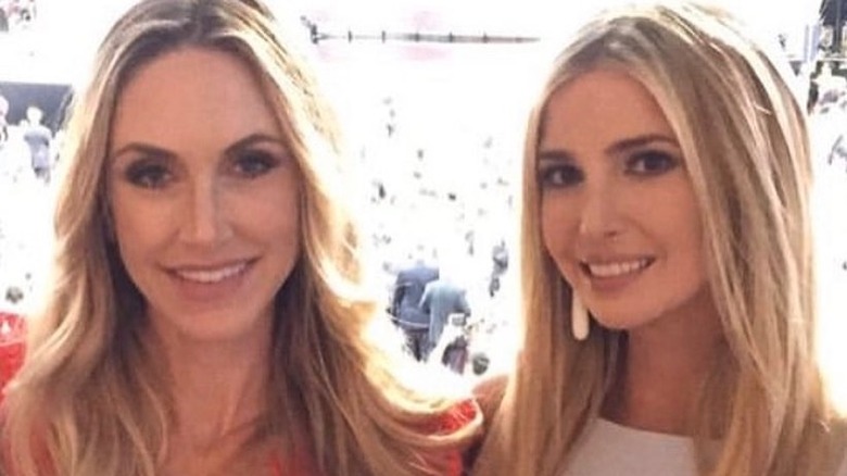 Lara and Ivanka Trump pose on Instagram