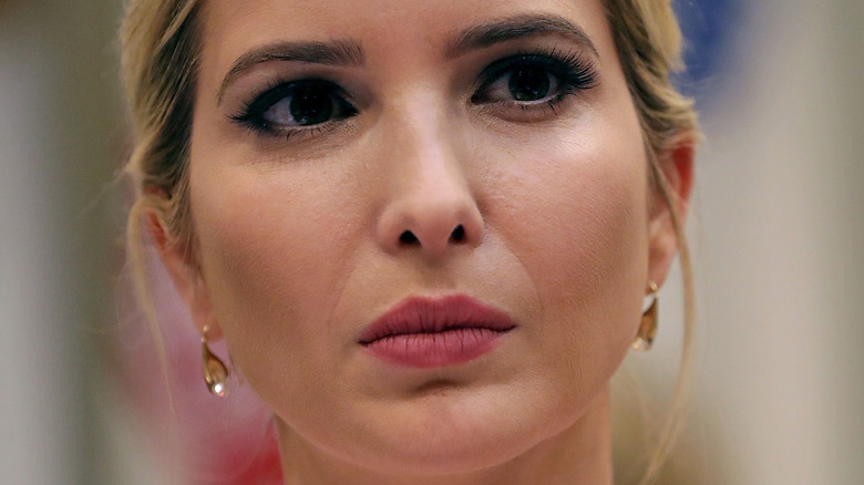 Ivanka Trump looking concerned