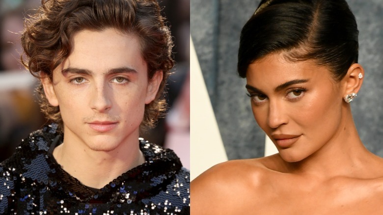 Kylie Jenner and Timothée Chalamet