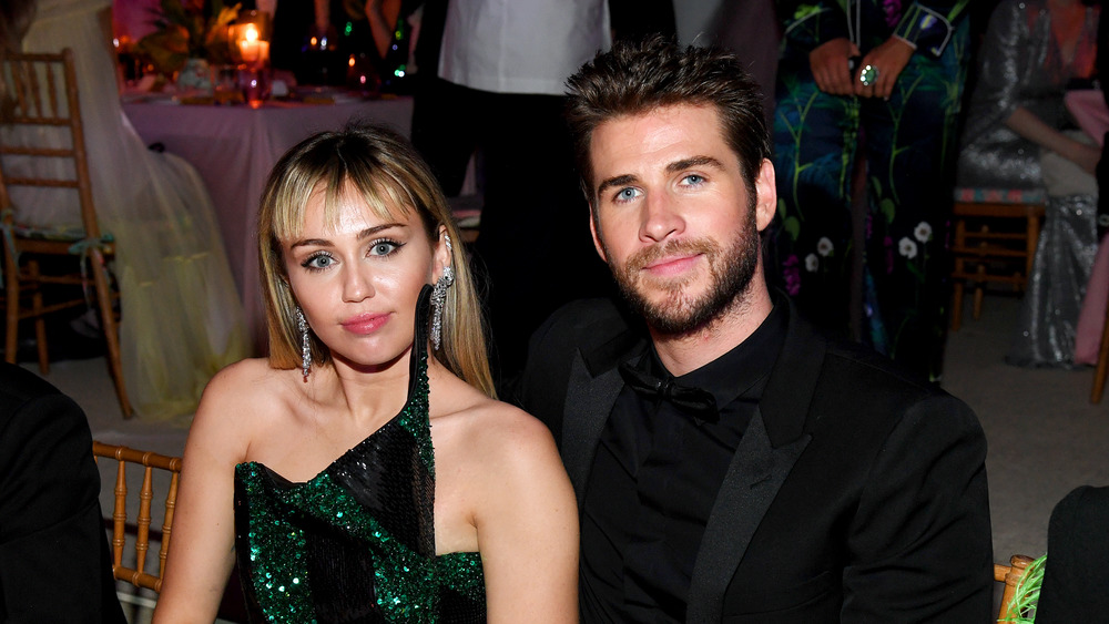 Miley Cyrus and Liam Hemsworth at the Met Gala