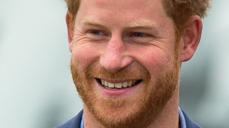 Prince Harry smiling