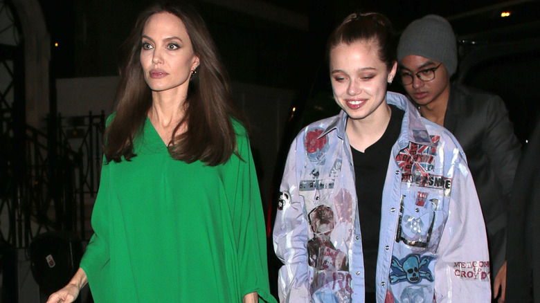 Angelina Jolie with Shiloh