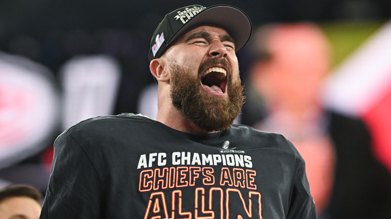 Travis Kelce yelling