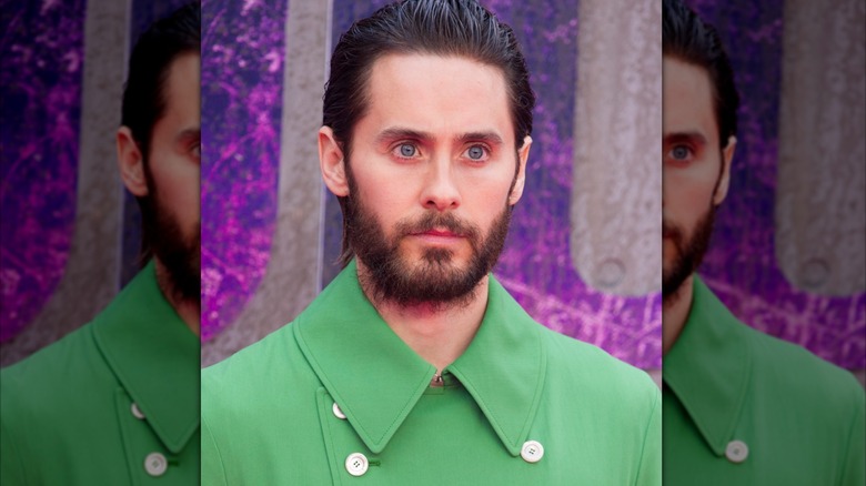 Jared Leto on a red carpet.
