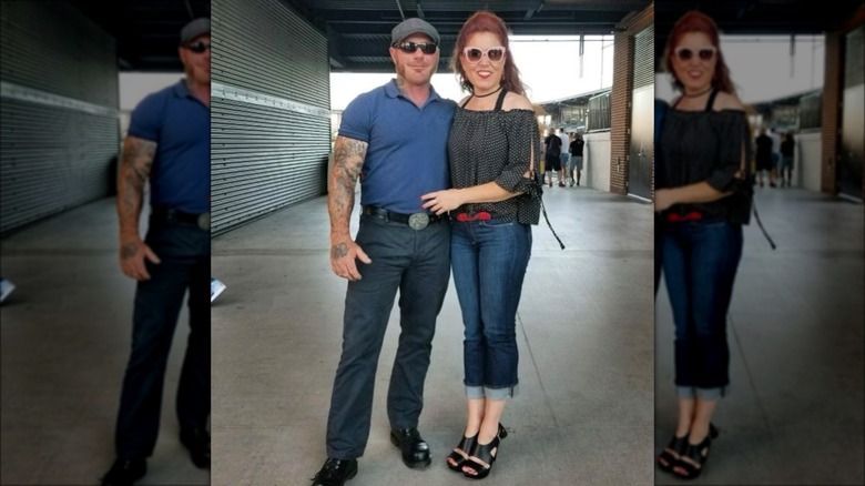 Duane Chapman's son Jon and daughter-in-law Jodi posing