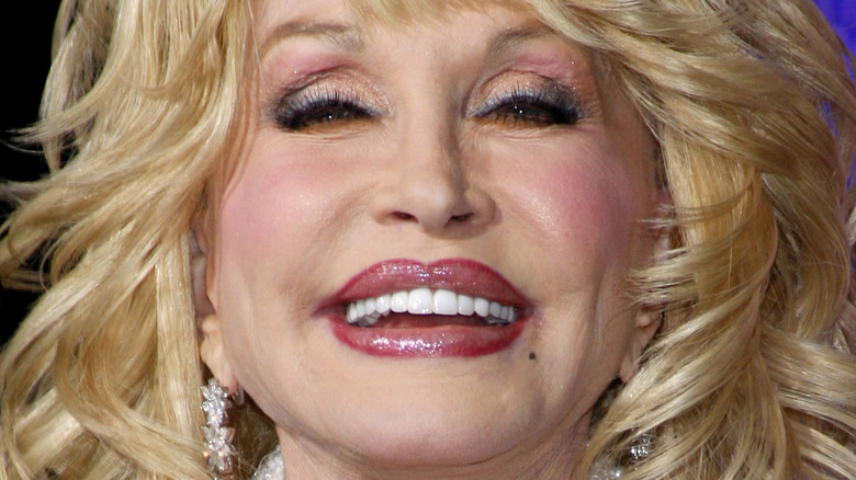 Dolly Parton laughing