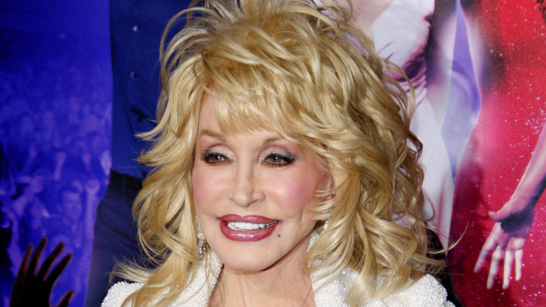 Dolly Parton smiling