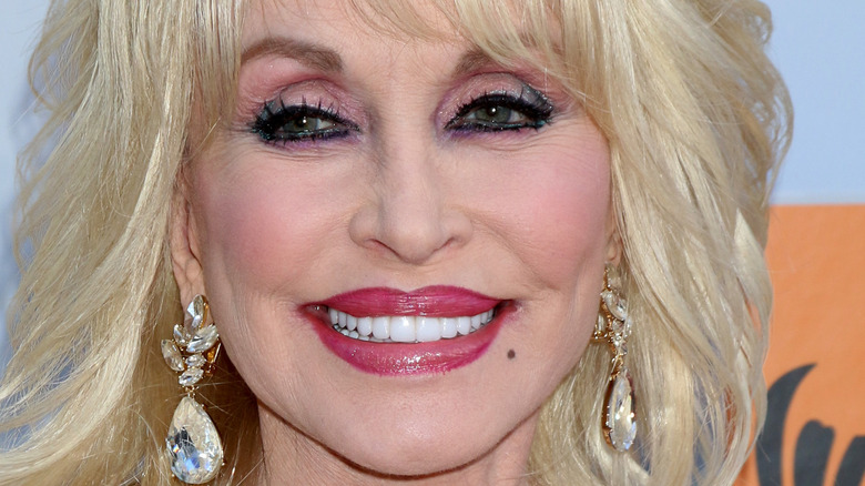 Dolly Parton smiling