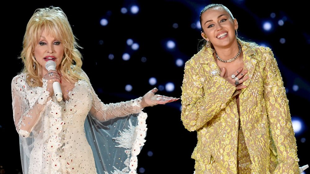 Dolly Parton and Miley Cyrus