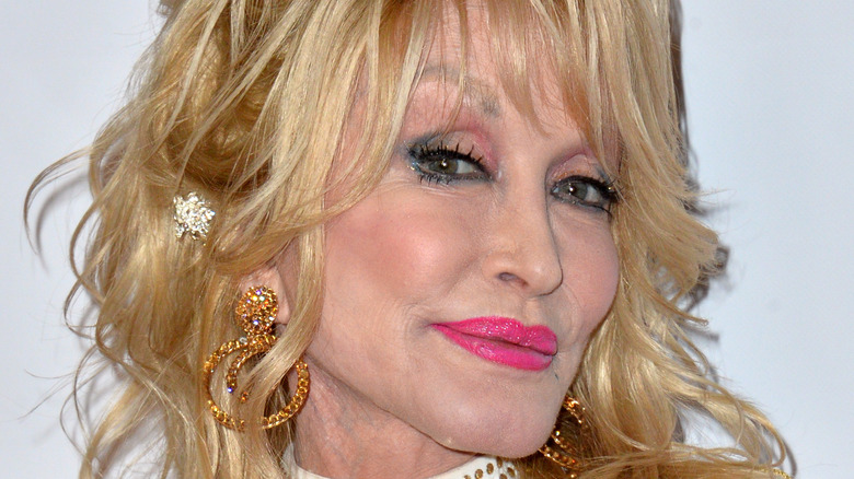 Dolly Parton smiling