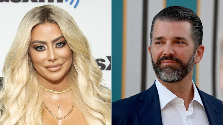 Aubrey O'Day; Donald Trump Jr. looking sideways