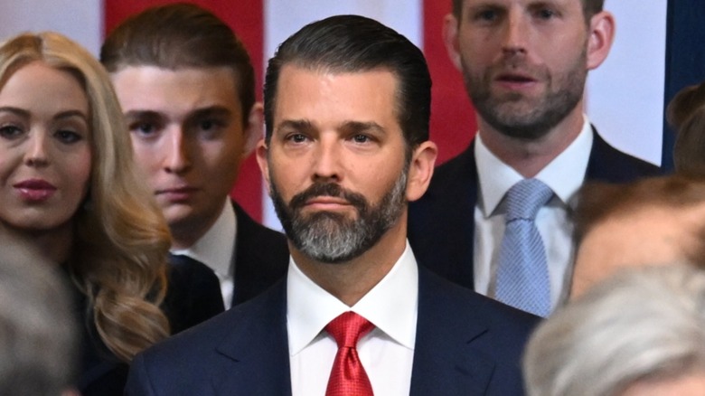 Tiffany Trump, Barron Trump, Donald Trump Jr., and Eric Trump arrive for the inauguration of Donald Trump (2025)