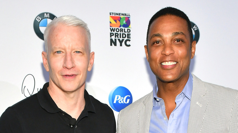 Anderson Cooper and Don Lemon smiling