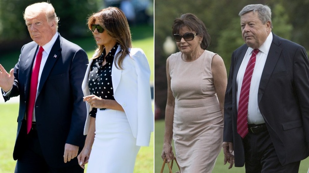 Melania and Donald Trump, Melania's parents