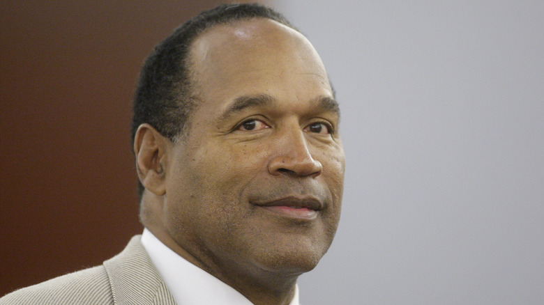 OJ Simpson staring