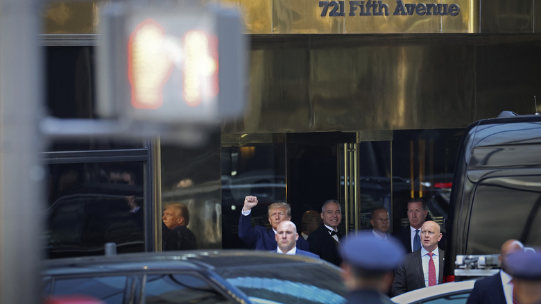 Donald Trump fist