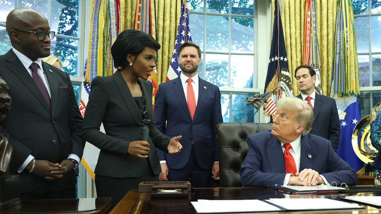 Donald Trump and Hariana Veras