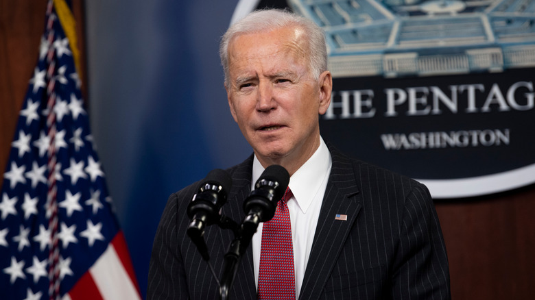 Joe Biden speaking