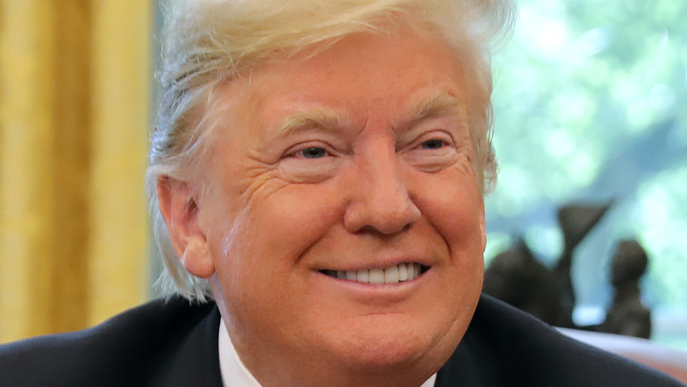 Donald Trump smiling