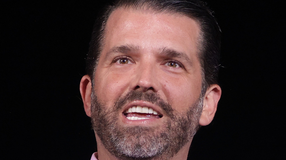 Donald Trump Jr. speaking at a Republican event