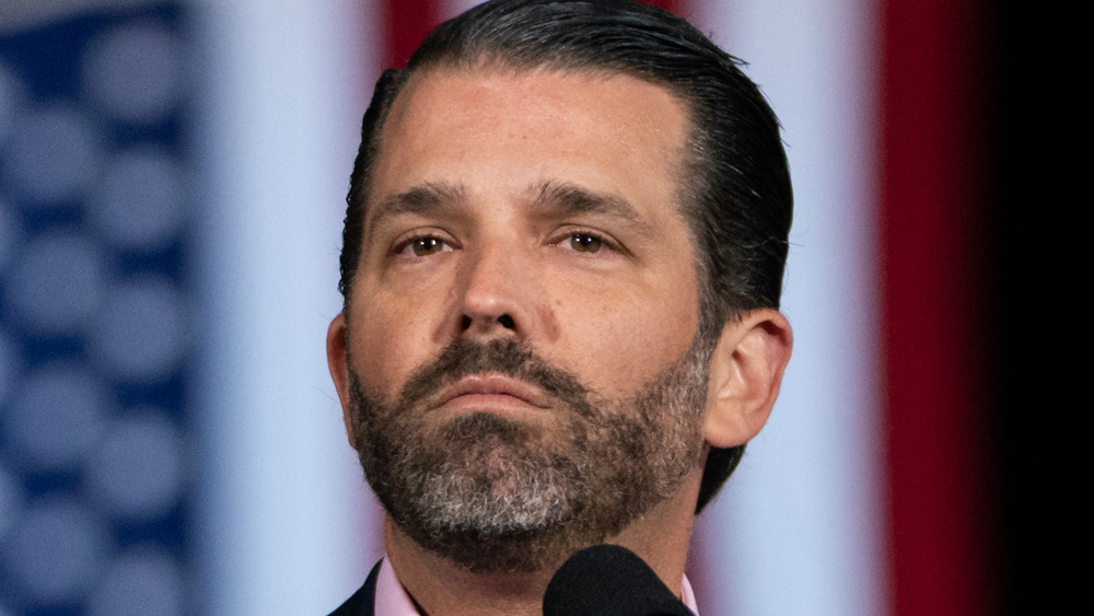 Donald Trump Jr. speaking at an event