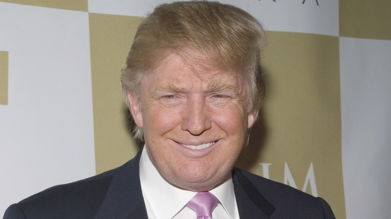 Donald Trump smiling