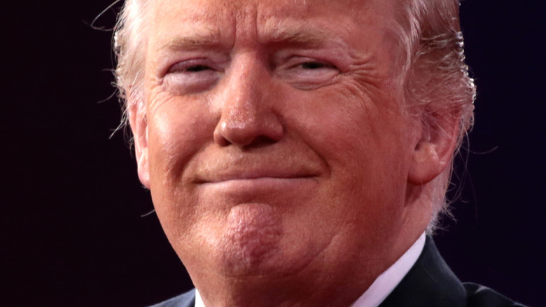 Donald Trump smiling