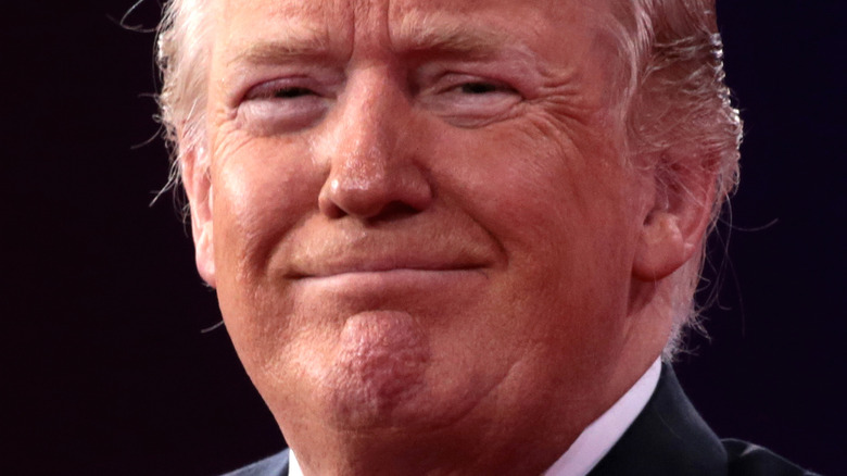 Donald Trump smiling