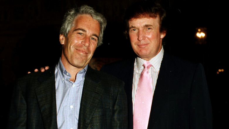 Donald Trump and Jeffrey Epstein