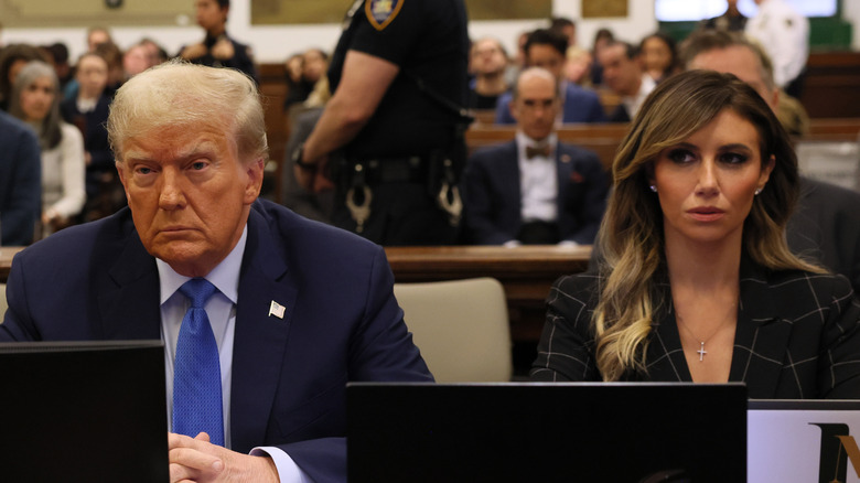 Donald Trump and Alina Habba