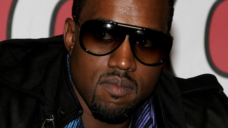 Kanye West gaping