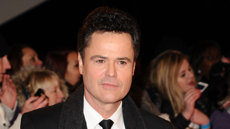 Donny Osmond black suit