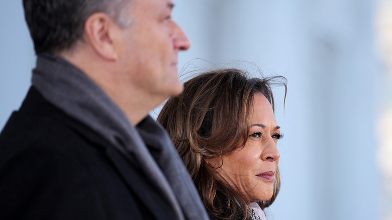 Doug Emhoff and Kamala Harris at Donald Trump's inauguration in 2025