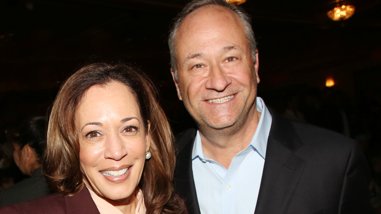 Kamala Harris and Doug Emhoff smiling