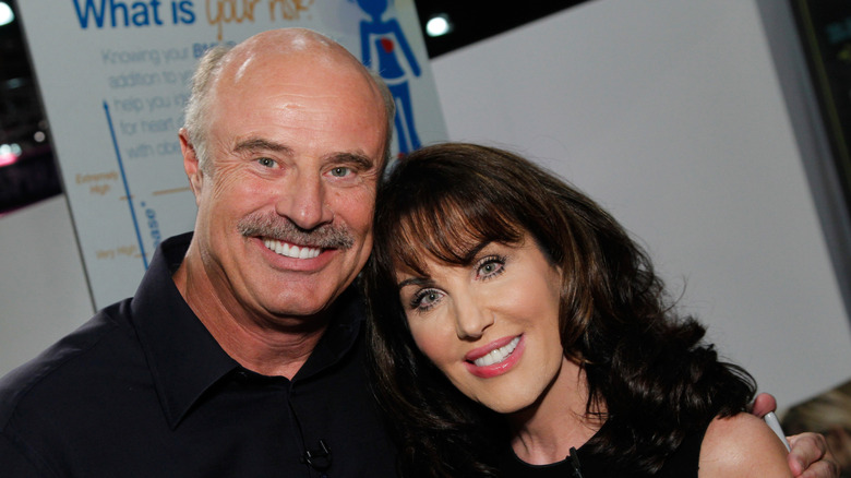 Dr. Phil and Robin McGraw smiling