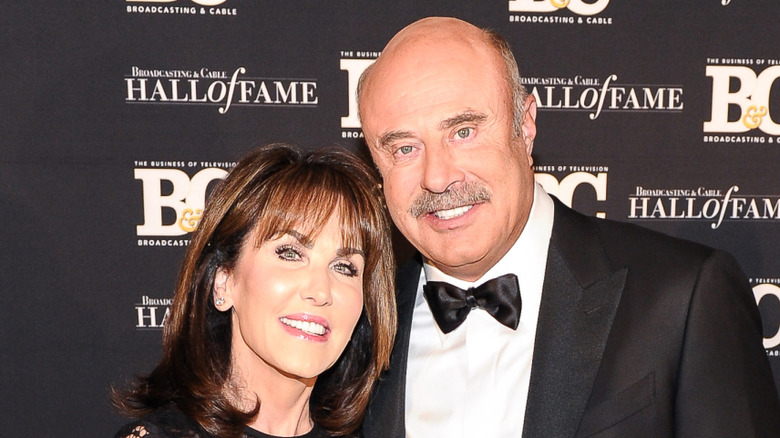 Dr. Phil and Robin McGraw pose in 2015