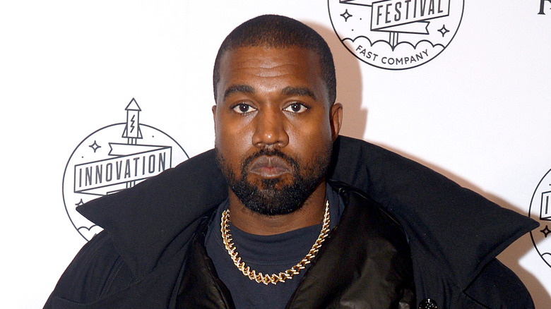 Kanye West at an event 