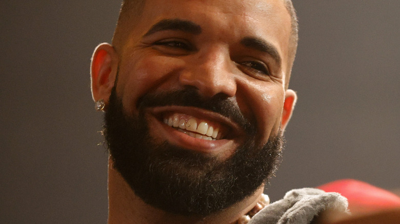 Drake smiling