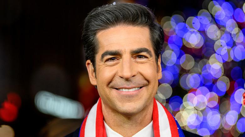Jesse Watters hosting the Fox News 4th annual all-American Christmas Tree lighting at Fox News Channel Studios