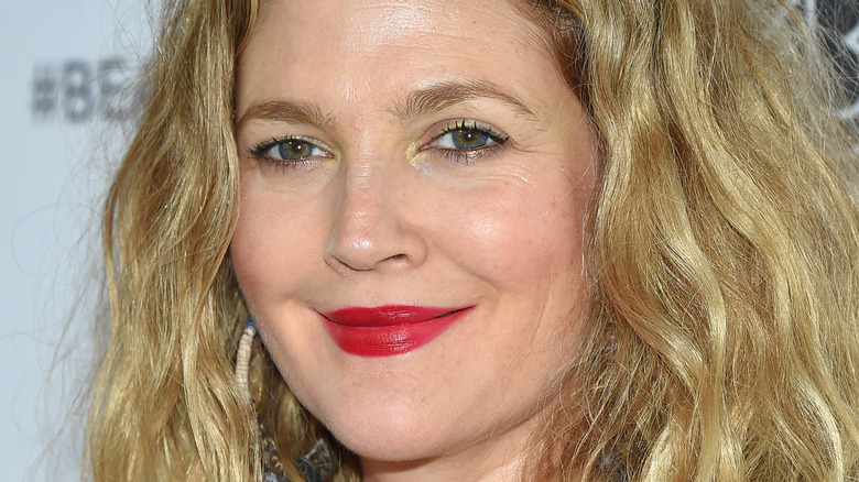 Drew Barrymore smiling